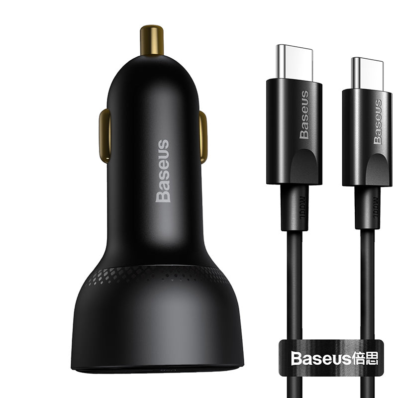 Baseus Supreme Digital Display PPS 100W Dual Quick Charger Car Charger ...